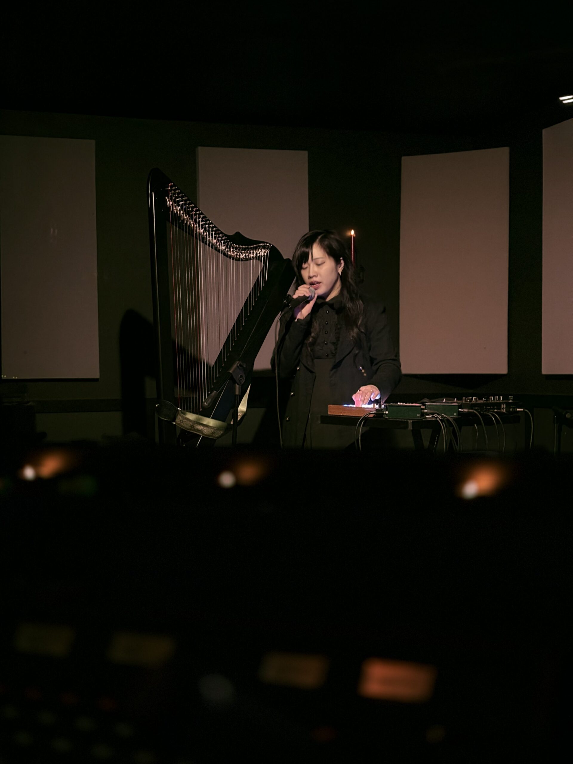 Musician in the studio at Bombero Studio